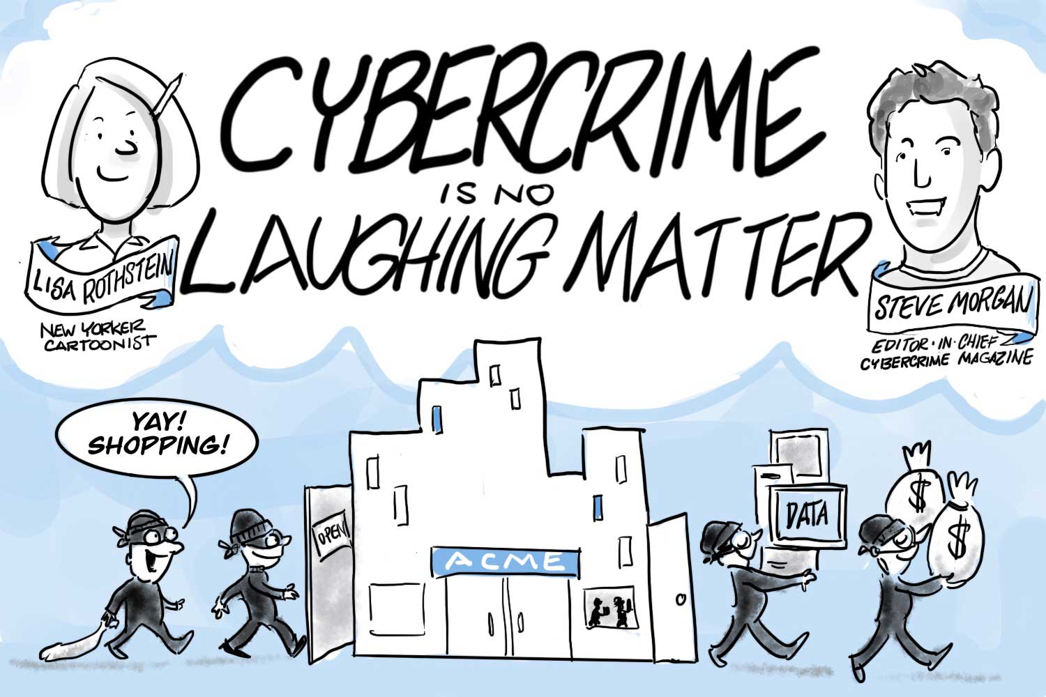 Cybersecurity Cartoons Protect You From Hackers And Identity Theft